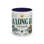 Ha Long Bay Coffee Mug | Travel Destination Souvenir Gift | Accent Color Ceramic 11oz 15oz
