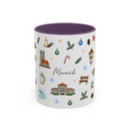 Munich Christmas Mug | Watercolor City Souvenir, Travel Gift (11oz/15oz)