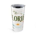 Florida State Flower 20oz Tumbler | Florida Botanical Gift | Insulated Stainless Steel Travel Cup