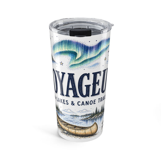Voyageurs National Park 20oz Tumbler | Minnesota Lake Wilderness Canoe Gift | Insulated Stainless Steel Travel Cup