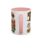 Philadelphia Illustrated Travel Mug | City Souvenir Accent Coffee Mug | 11oz 15oz Ceramic Cup