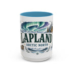 Lapland Coffee Mug | Travel Destination Souvenir Gift | Accent Color Ceramic 11oz 15oz