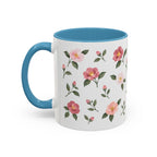 Alabama Camellia Mug, State Flower Floral Coffee Cup, 11oz Botanical Gift