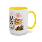 Sahara Dunes Coffee Mug | Travel Destination Souvenir Gift | Accent Color Ceramic 11oz 15oz