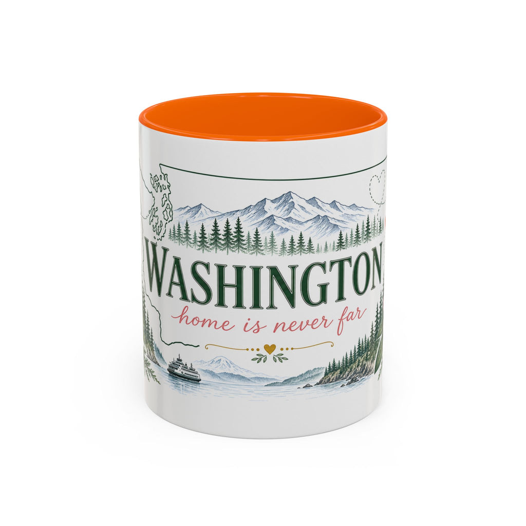Washington State Map Mug | Moving Away, Homesick, Long Distance Friendship Gift