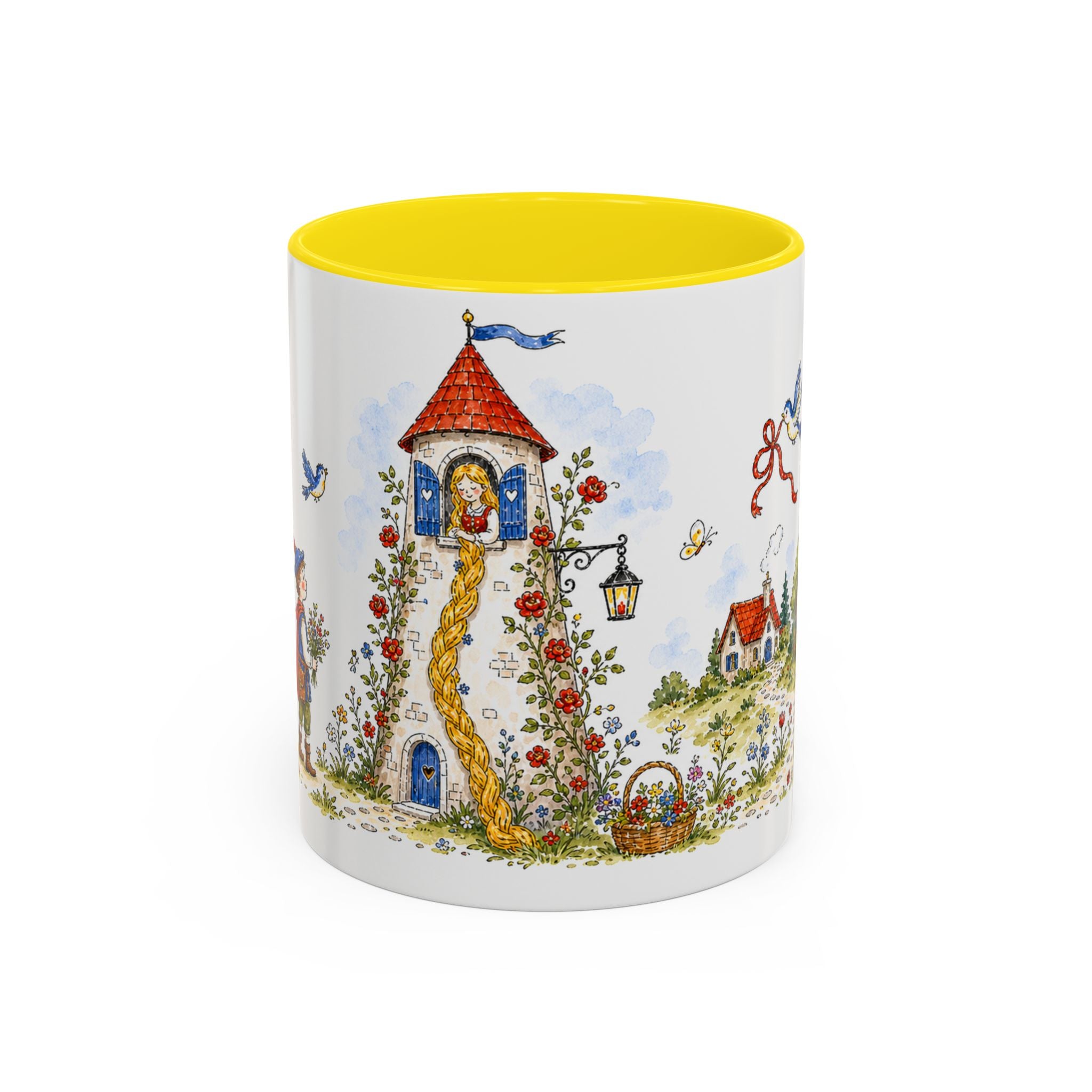 Rapunzel Mug | Tower Storybook Fairy Tale Accent Coffee Mug | EveryLegend