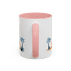 Doha Coffee Mug | Qatar Travel Souvenir | Porcelain Decal City Gift | 11oz 15oz Accent Mug