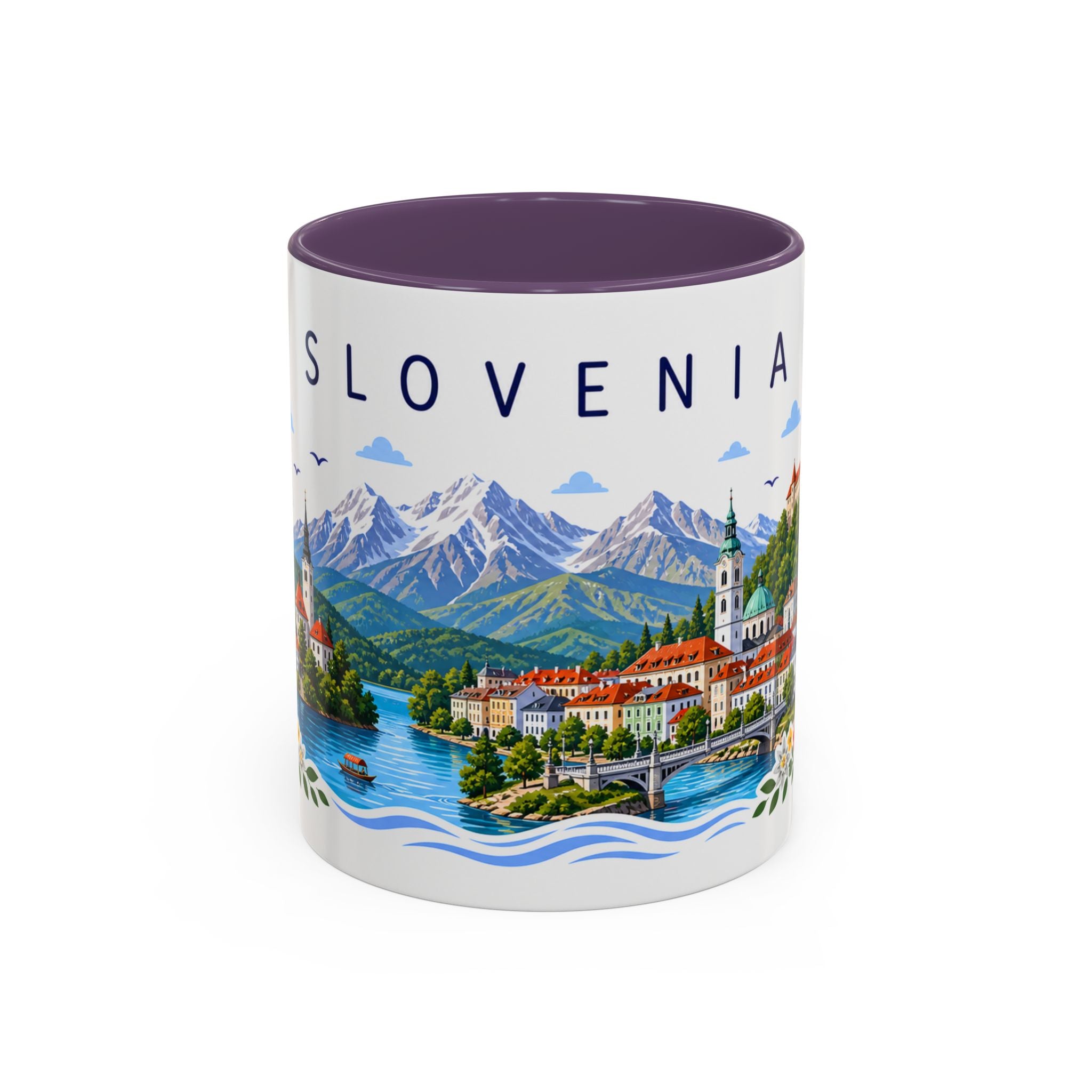 Slovenia Coffee Mug | Travel Souvenir Accent Mug | Place Gift Ceramic Cup 11oz 15oz
