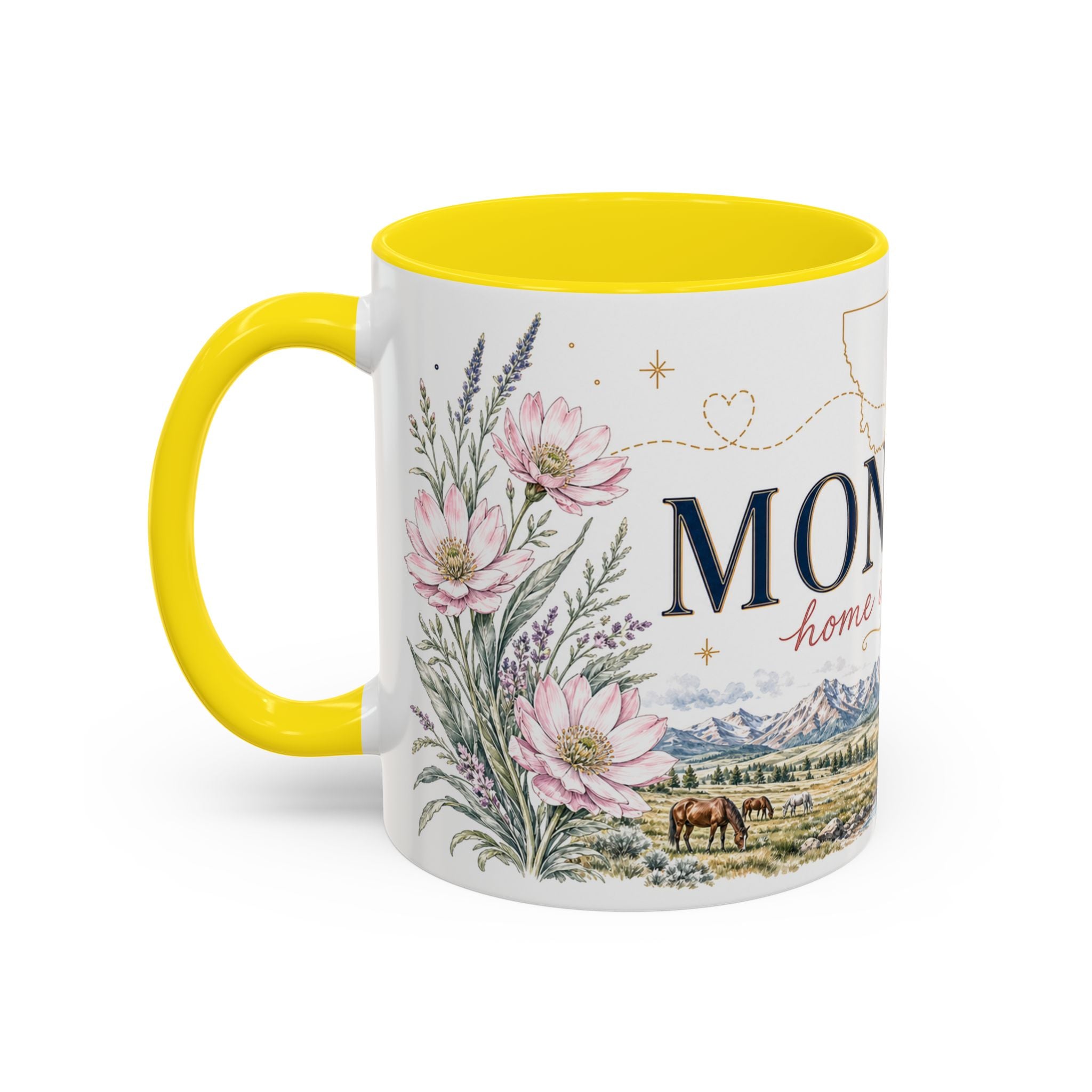 Montana Home State Mug | Moving Away, Long Distance Friendship Gift (11oz 15oz)