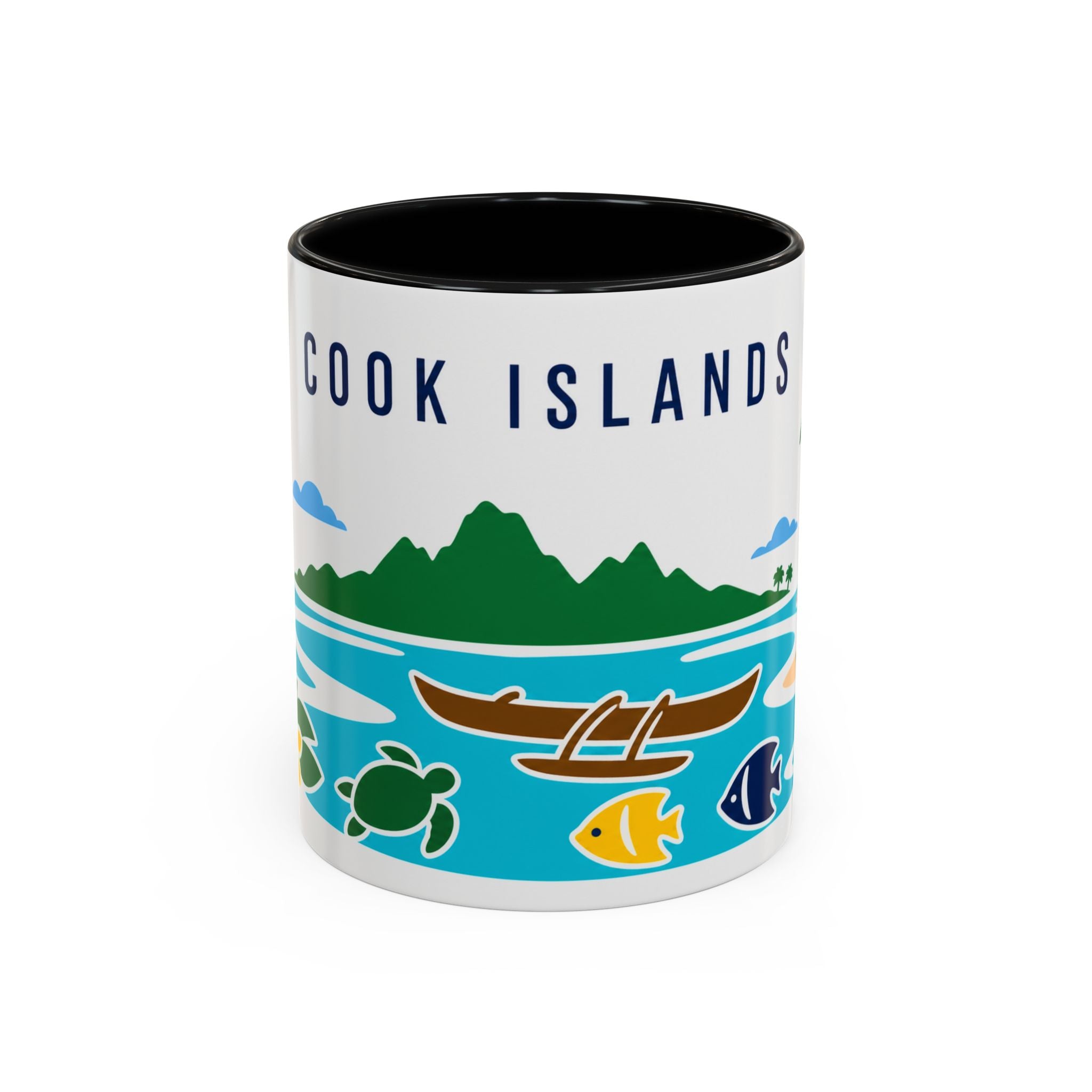 Cook Islands Coffee Mug | Travel Souvenir Accent Mug | Country Gift Ceramic Cup 11oz 15oz