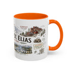 Wrangell-St. Elias National Park Coffee Mug | Alaska Wilderness Climbing Gift | Accent Color Ceramic 11oz 15oz
