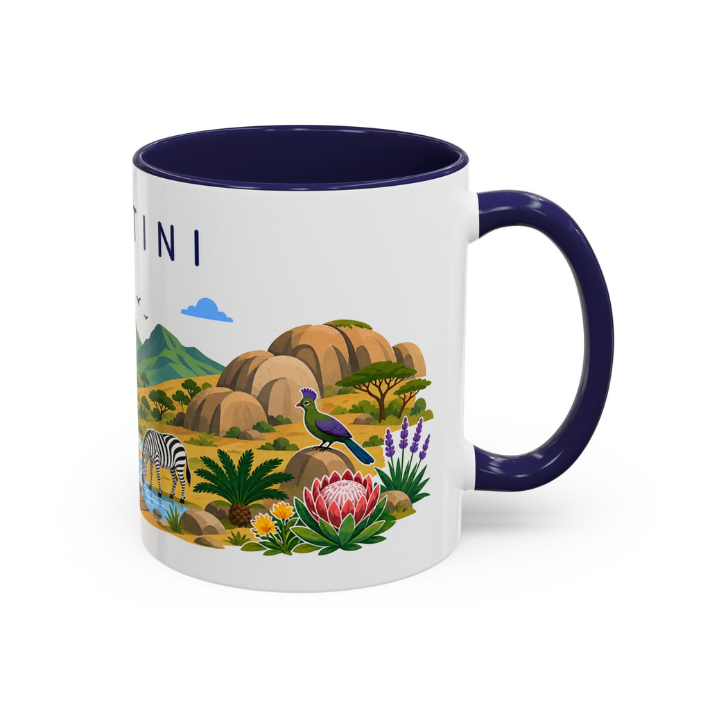 Eswatini Coffee Mug | Travel Souvenir Accent Mug | Country Gift Ceramic Cup 11oz 15oz