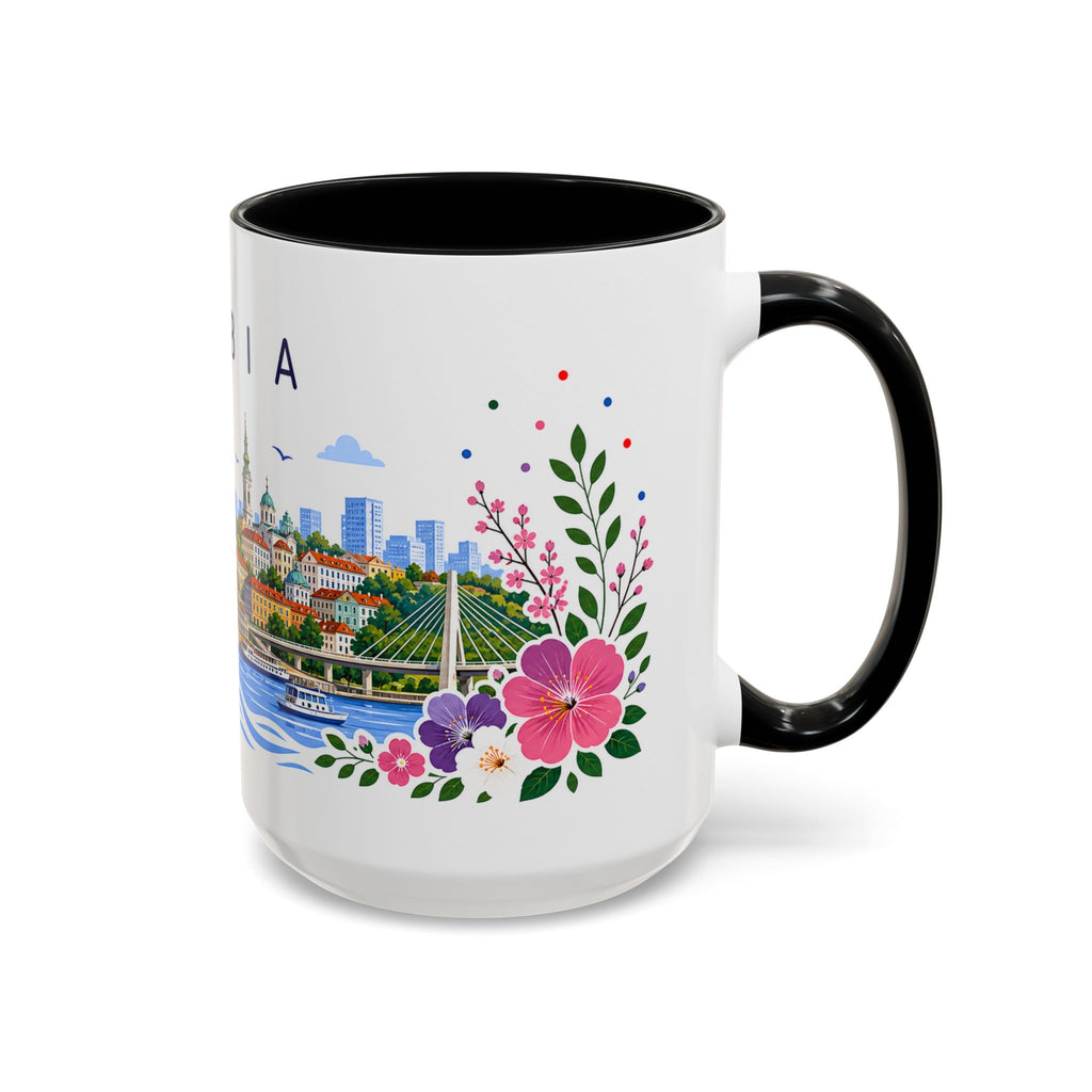 Serbia Coffee Mug | Travel Souvenir Accent Mug | Place Gift Ceramic Cup 11oz 15oz