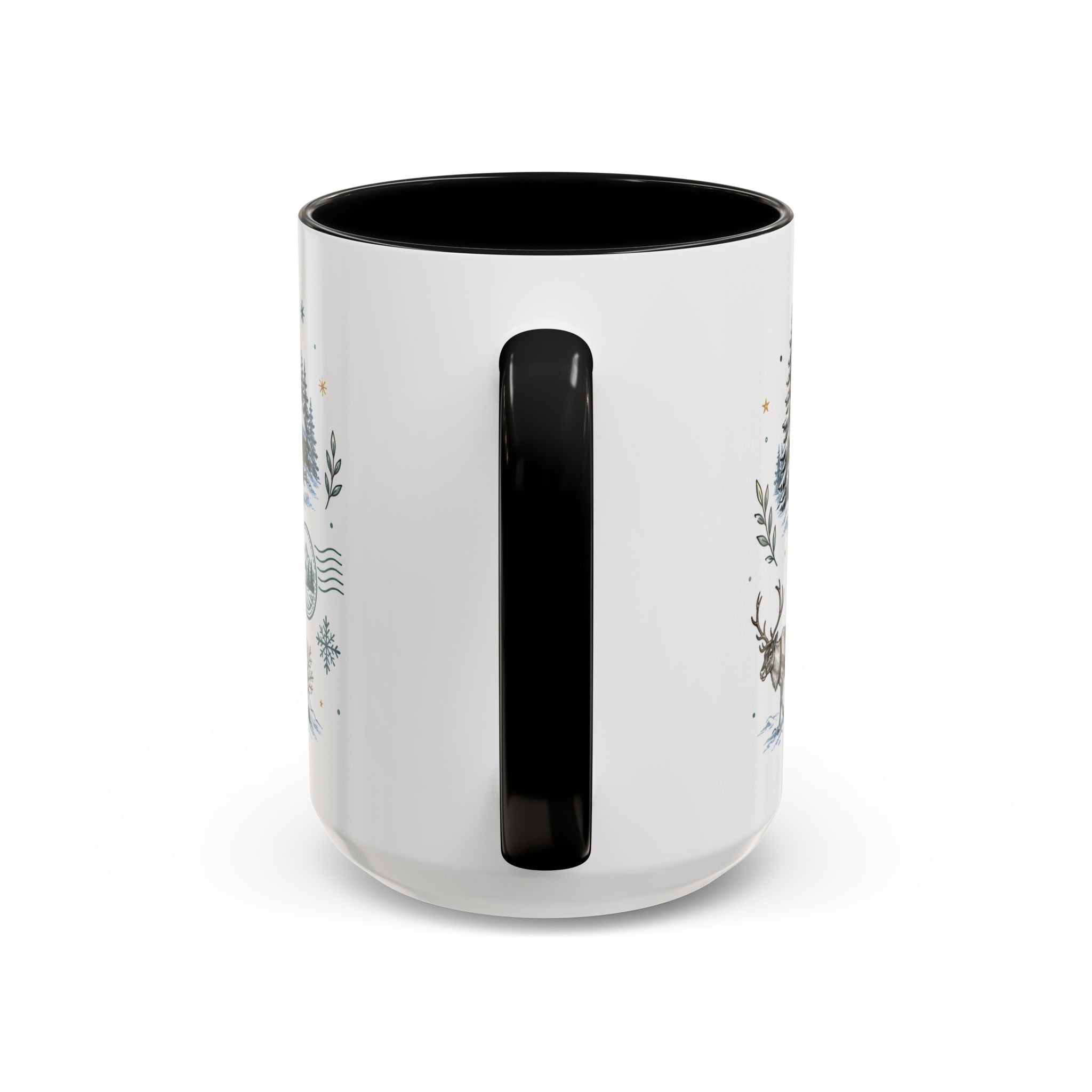 Lapland Coffee Mug | Travel Destination Souvenir Gift | Accent Color Ceramic 11oz 15oz