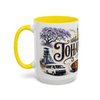 Johannesburg Coffee Mug | South Africa Travel Souvenir | Vintage Illustrated City Gift | 11 oz 15 oz Accent Mug
