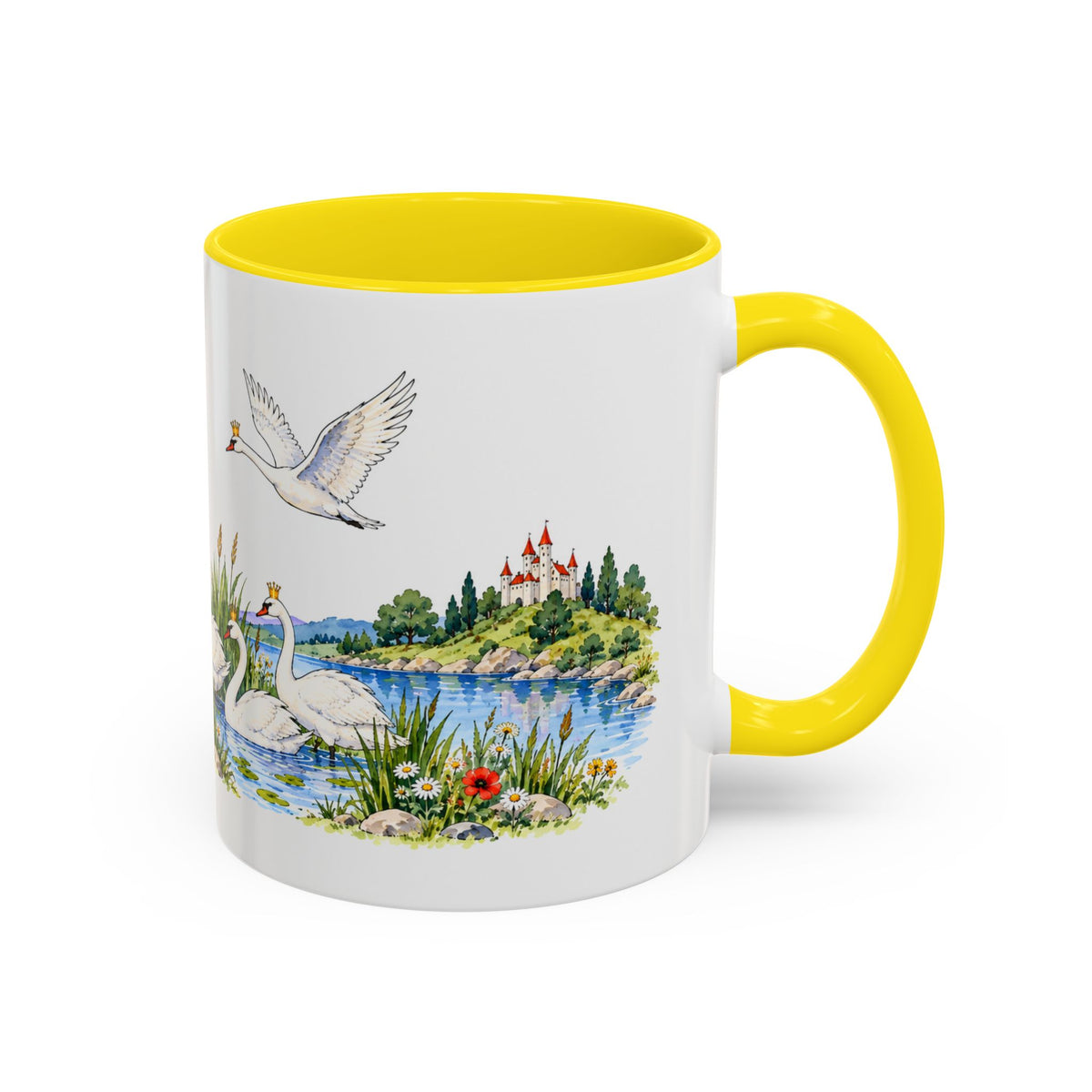 The Wild Swans Mug | Storybook Fairy Tale Accent Coffee Mug | EveryLegend