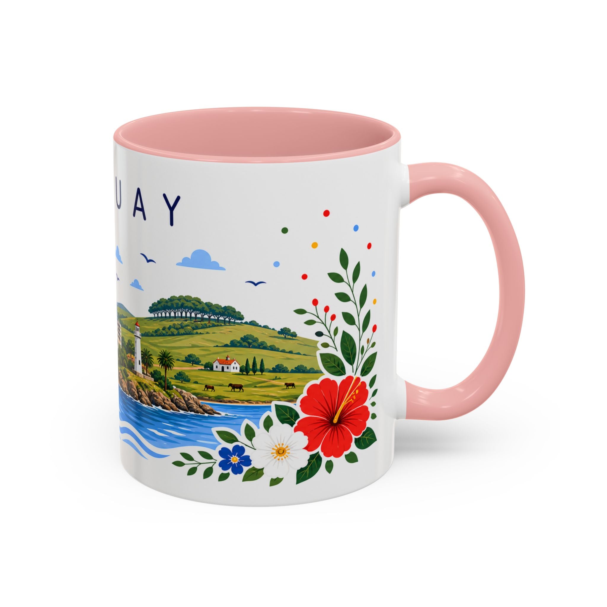 Uruguay Coffee Mug | Travel Souvenir Accent Mug | Place Gift Ceramic Cup 11oz 15oz
