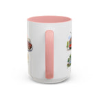 Kansas City Illustrated Travel Mug | City Souvenir Accent Coffee Mug | 11oz 15oz Ceramic Cup