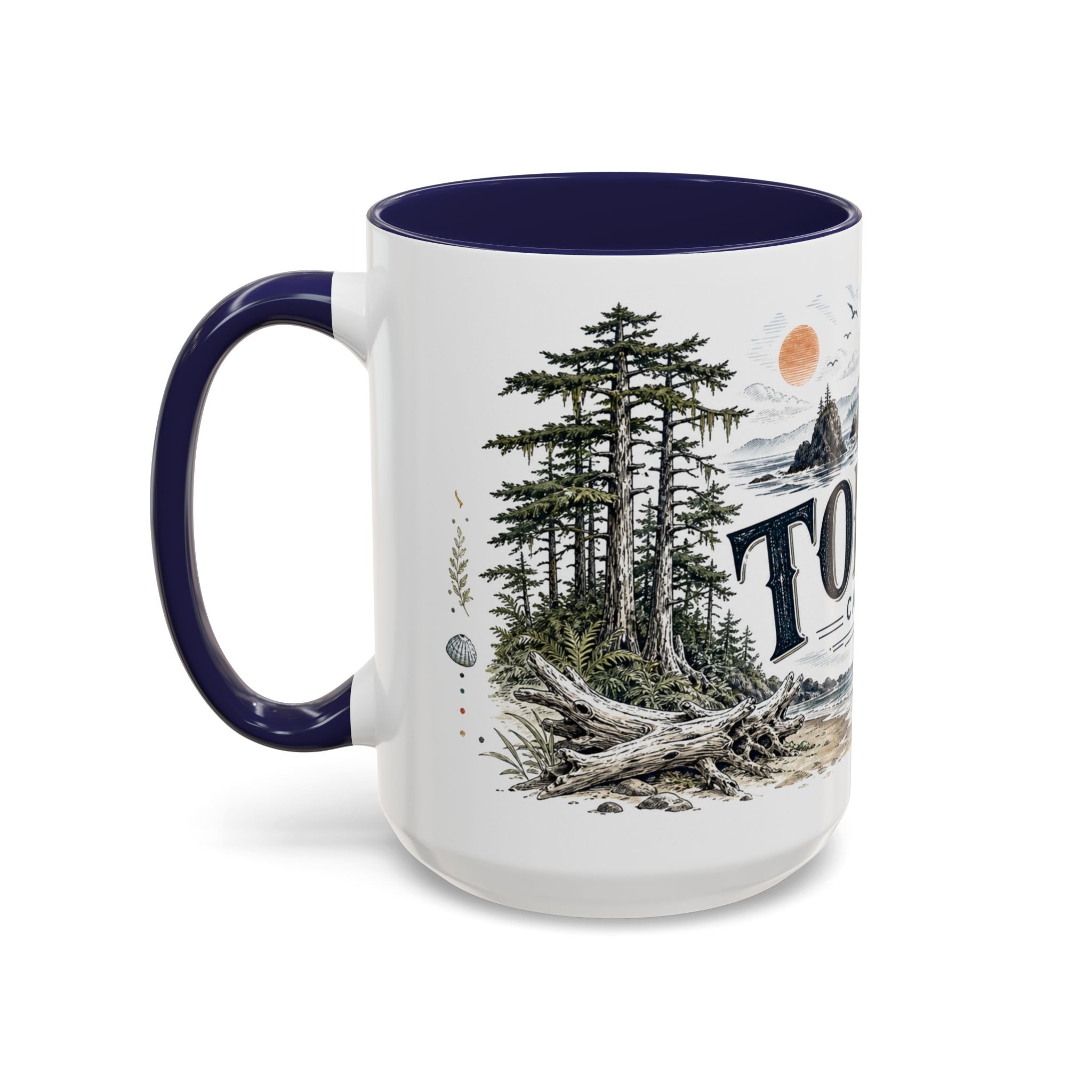 Tofino Mug, Canada Travel Souvenir, Bucket List Gift, Accent Ceramic Coffee Mug 11oz 15oz