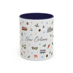 New Orleans Christmas Mug | Watercolor City Souvenir, Travel Gift (11oz/15oz)