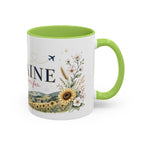 Ukraine Home Country Mug | Moving Away Gift | Long Distance Friendship | 11 oz 15 oz Accent Mug