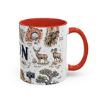 Zion National Park Coffee Mug | Hiking Camping Nature Gift | Accent Color Ceramic 11oz 15oz