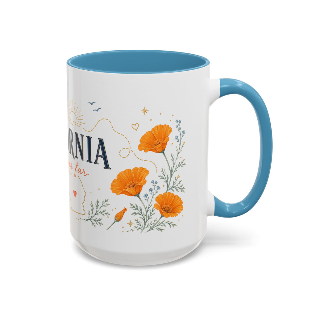 California Home State Mug | Moving Away Gift | Long Distance Friendship Coffee Cup