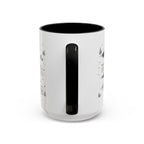 Crater Lake National Park Coffee Mug | Oregon Volcano Blue Lake Hiking Gift | Accent Color Ceramic 11oz 15oz