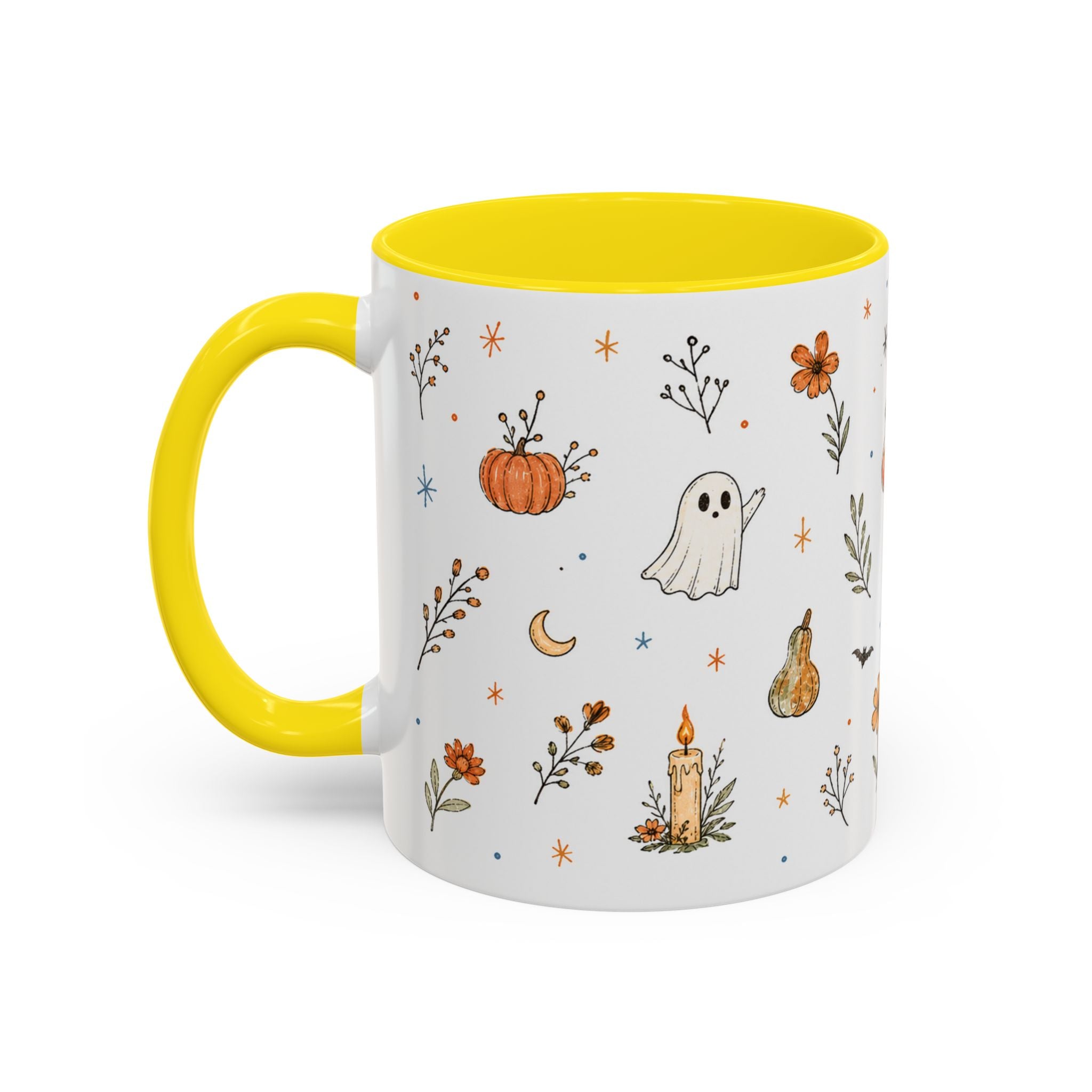 Cute Halloween Mug | Friendly Ghost Potion Watercolor Gift | Magic Accent Cup 11oz 15oz
