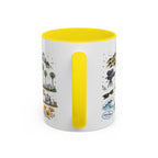 Los Angeles Coffee Mug | California Souvenir City Gift | Accent Color Ceramic 11oz 15oz