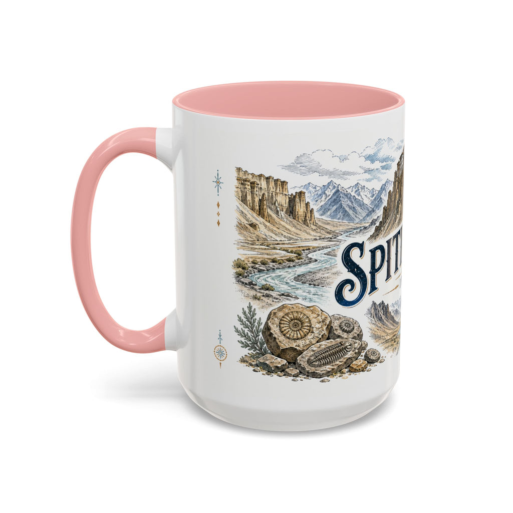 Spiti Valley Mug, India Travel Souvenir, Bucket List Gift, Accent Ceramic Coffee Mug 11oz 15oz