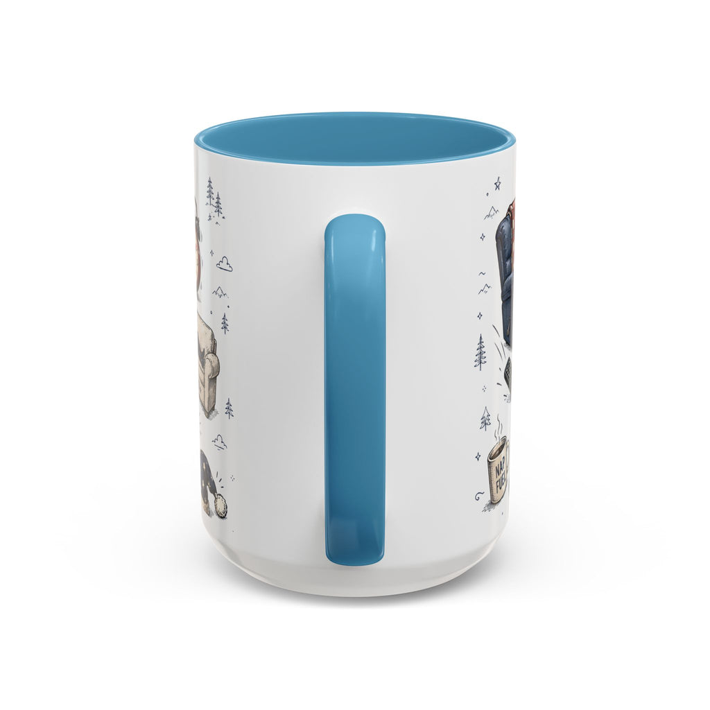 Nap Champion Coffee Mug | Father's Day Gift for Dad | Accent Color Ceramic 11oz 15oz
