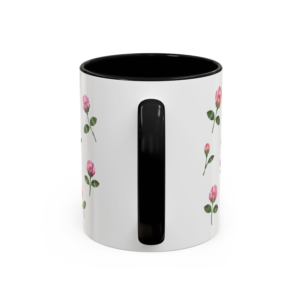 Vermont Red Clover Mug, State Flower Floral Coffee Cup, 11oz Botanical Gift