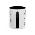 Vermont Red Clover Mug, State Flower Floral Coffee Cup, 11oz Botanical Gift