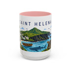Saint Helena Coffee Mug | Travel Souvenir Accent Mug | Country Gift Ceramic Cup 11oz 15oz