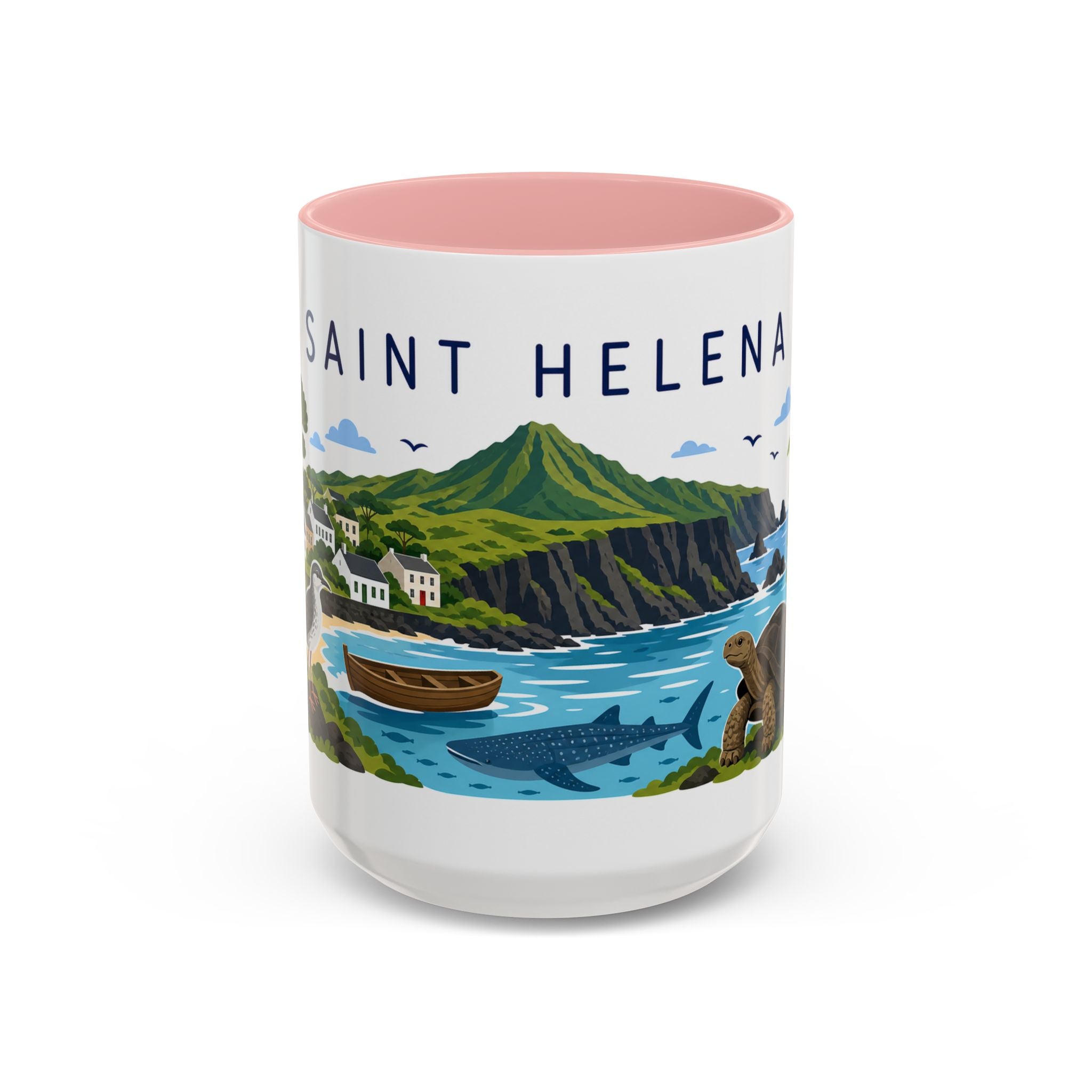Saint Helena Coffee Mug | Travel Souvenir Accent Mug | Country Gift Ceramic Cup 11oz 15oz