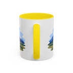 Wrangell-St. Elias National Park Coffee Mug | Solid Color Block Park Souvenir | 11oz 15oz Accent Mug