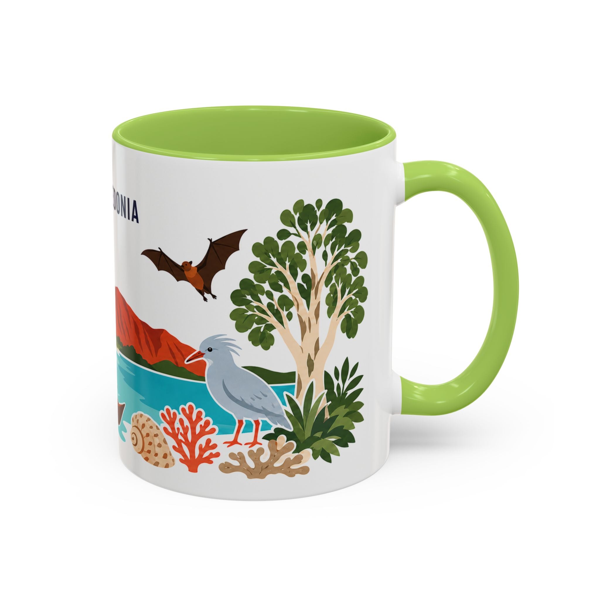 New Caledonia Coffee Mug | Travel Souvenir Accent Mug | Country Gift Ceramic Cup 11oz 15oz