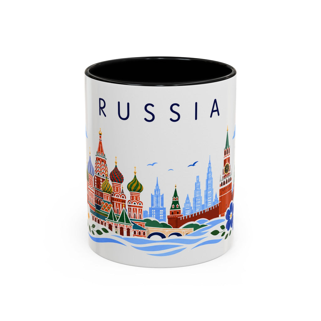 Russia Coffee Mug | Travel Souvenir Accent Mug | Place Gift Ceramic Cup 11oz 15oz