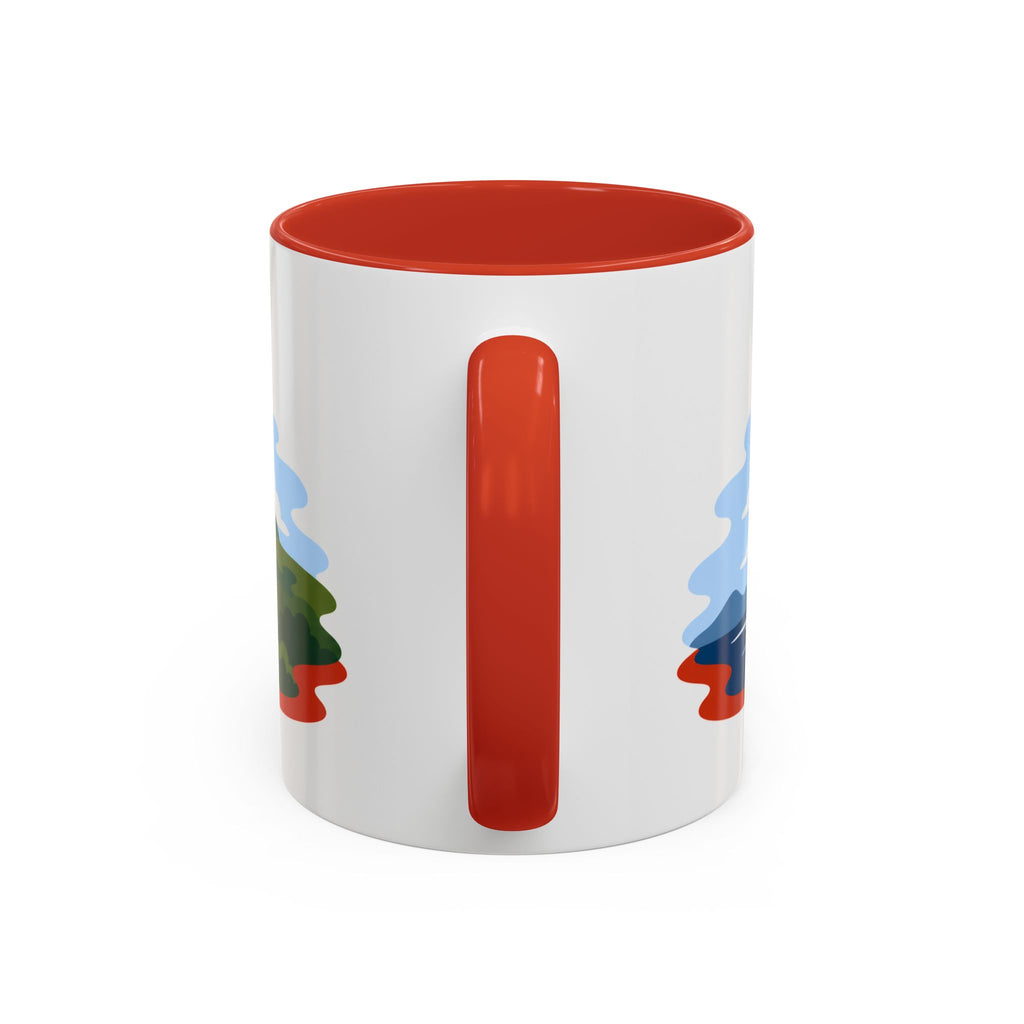 Faroe Islands Coffee Mug | Travel Destination Souvenir Gift | Accent Color Ceramic 11oz 15oz