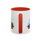 Faroe Islands Coffee Mug | Travel Destination Souvenir Gift | Accent Color Ceramic 11oz 15oz
