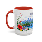 Uganda Coffee Mug | Travel Souvenir Accent Mug | Place Gift Ceramic Cup 11oz 15oz