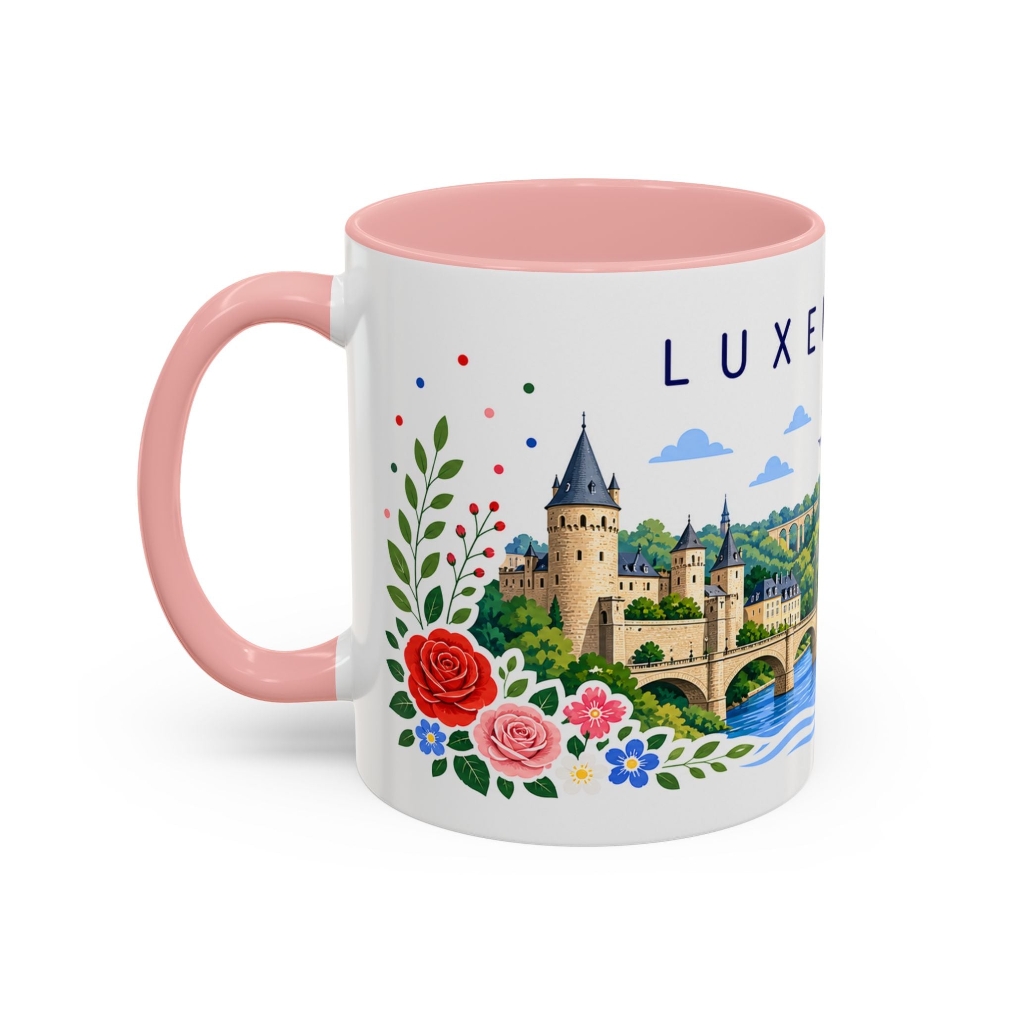 Luxembourg Coffee Mug | Travel Souvenir Accent Mug | Place Gift Ceramic Cup 11oz 15oz