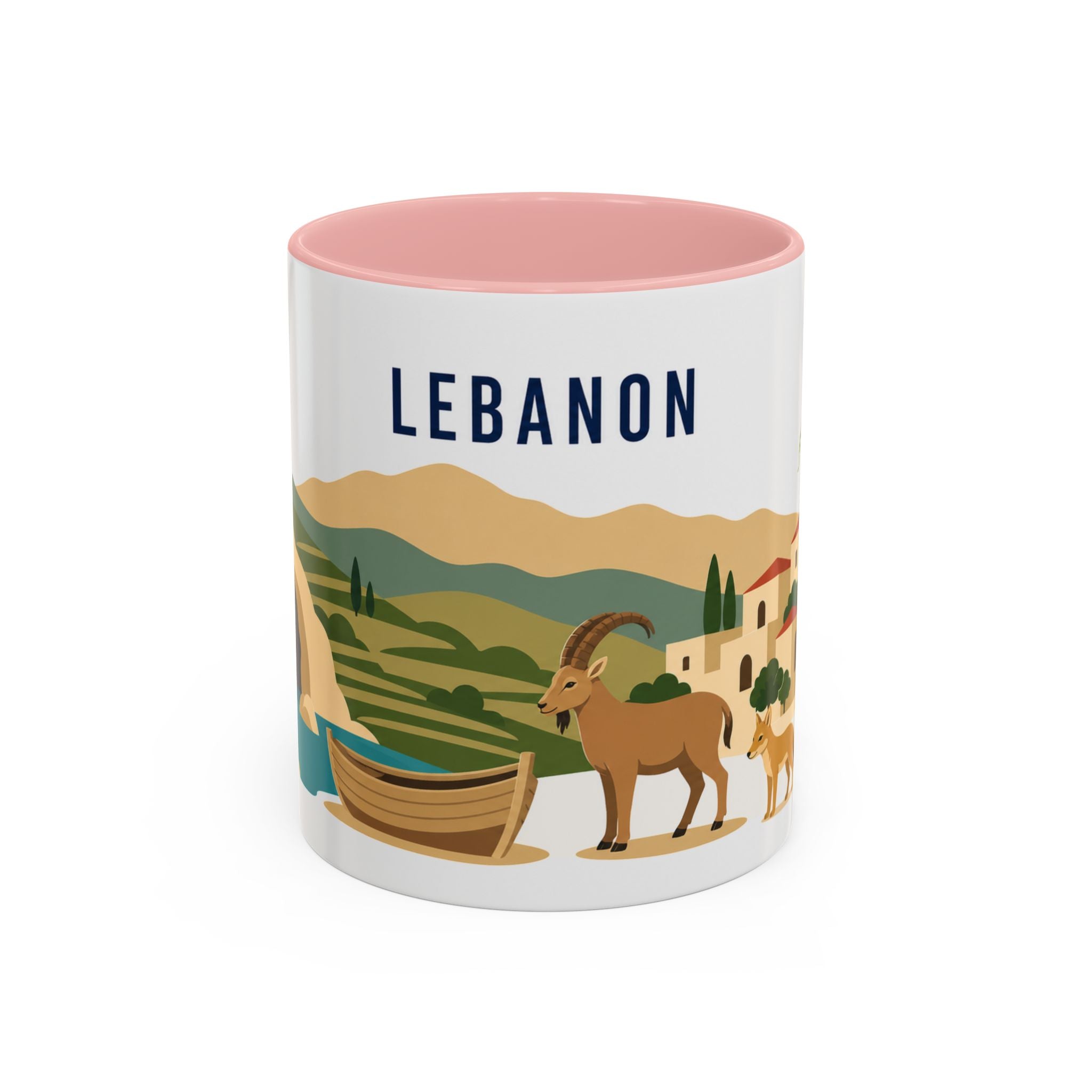 Lebanon Coffee Mug | Travel Souvenir Accent Mug | Country Gift Ceramic Cup 11oz 15oz