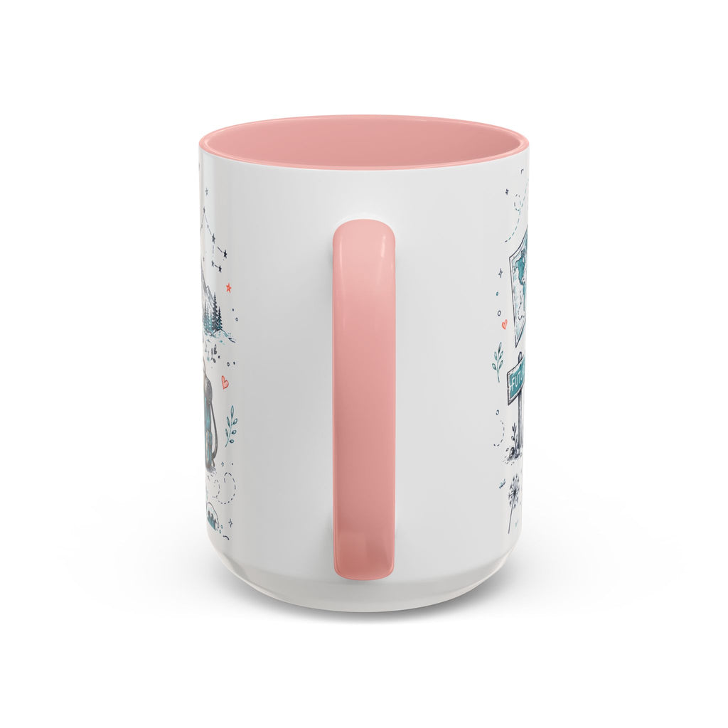 Adventure Awaits Coffee Mug | Class of 2026 Graduation Gift | Accent Color Ceramic 11oz 15oz