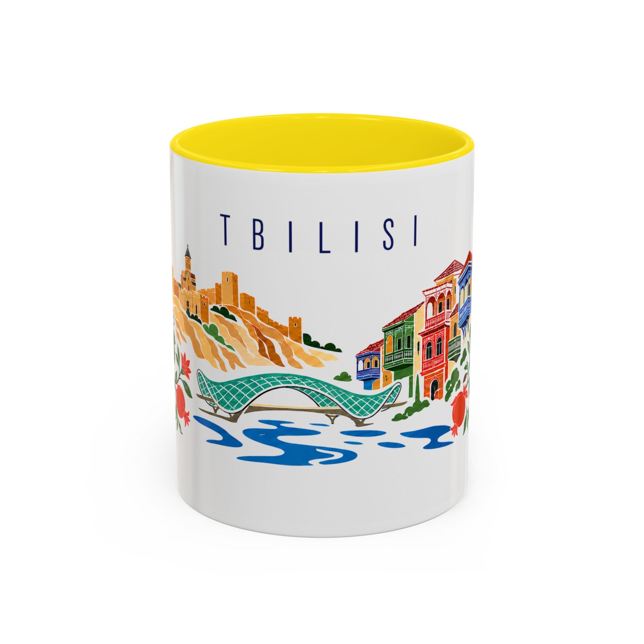 Tbilisi Coffee Mug | Georgia Travel Souvenir | Porcelain Decal City Gift | 11oz 15oz Accent Mug