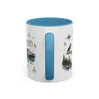 Glacier Bay National Park Coffee Mug | Alaska Wilderness Kayaking Gift | Accent Color Ceramic 11oz 15oz