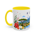 Kenya Coffee Mug | Travel Souvenir Accent Mug | Place Gift Ceramic Cup 11oz 15oz