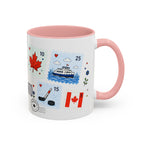 Toronto Coffee Mug | Postage Stamp Collage Mug | Travel Souvenir Accent Cup 11oz 15oz