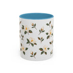 Mississippi Magnolia Mug, State Flower Floral Coffee Cup, 11oz Botanical Gift